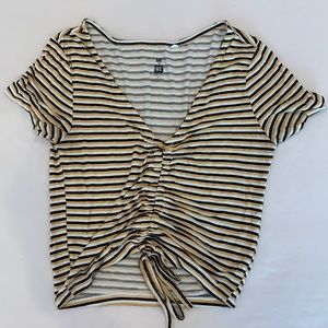 PacSun ME to WE Essentials Cinched Front Crop Top